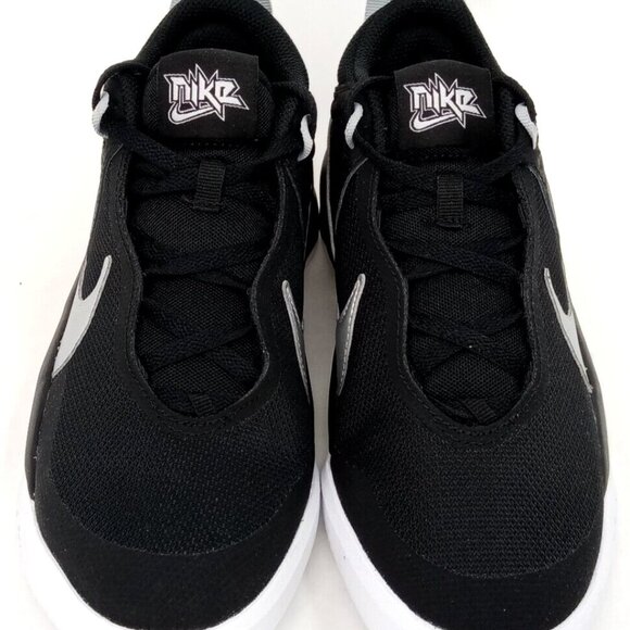 Big Kid's Nike Team Hustle D 10 Black/Metallic Silver-Volt (CW6735 004) 6.5Y - Picture 2 of 3